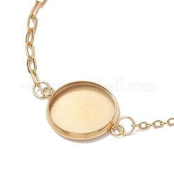 304 Stainless Steel Paperclip Chain Satellite Chain Bracelet Making&nbsp;BJEW-JB13073-01