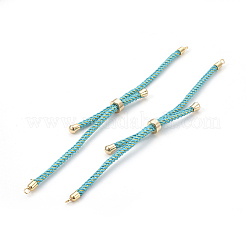 Adjustable Nylon Cord Slider Bracelet Making&nbsp;MAK-F026-A-G