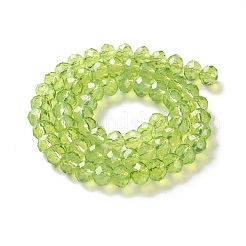 Baking Paint Transparent Glass Beads Strands&nbsp;DGLA-A034-J8MM-D07