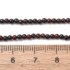 Natural Brecciated Jasper Beads Strands&nbsp;G-Z116-A15-2mm