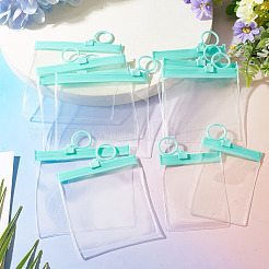 24Pcs 3 Styles Transparent EVA Resealable Bags with Rings&nbsp;ABAG-TA0002-27