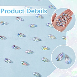 4 Sets Acrylic Rhinestone Cabochons&nbsp;GACR-SP0001-06C