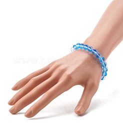 Synthetic Moonstone Stretch Bracelets for Teen Girl Women&nbsp;BJEW-JB06702