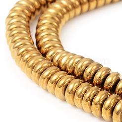 PVD Vacuum Plating Non-magnetic Synthetic Hematite Beads Strands&nbsp;G-F682-13-G-A