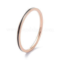 1~1.3mm Simple Enamel Finger Ring for Girl Women&nbsp;RJEW-C012-04E-RG-02