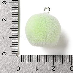 Fruit Theme Flocking Opaque Resin Pendants&nbsp;LS-RESI-D017-04B-P