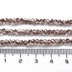 Electroplate Glass Bead Strands&nbsp;EGLA-J047-3x2mm-H32