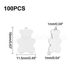 100Pcs 304 Stainless Steel Pendants&nbsp;STAS-UN0022-48