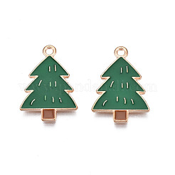 Christmas Style Alloy Enamel Pendants&nbsp;X-ENAM-Q442-66