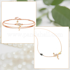 50Pcs Alloy Jet and Crystal Rhinestone Connector Charms&nbsp;FIND-DC0002-57