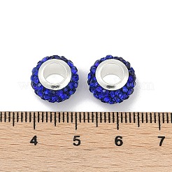Alloy Rhinestone Clay Pave Beads&nbsp;ALRI-D300-03S-01