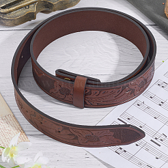 1Pc Imitation Leather Men's Chain Belts&nbsp;AJEW-CL0002-13B