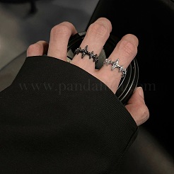 Alloy Cuff Rings for Couple&nbsp;FS-WGCE2E5-03