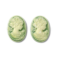 Cameos Opaque Resin Cabochons&nbsp;RESI-C016-01B