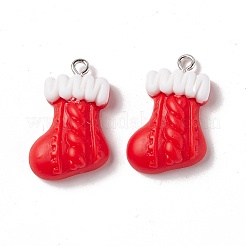 Christmas Theme Opaque Resin Pendants&nbsp;FIND-E025-18