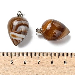 Natural Banded Agate Pendants&nbsp;GG-K002-13C