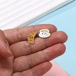 Zinc Alloy Enamel Stud Earrings&nbsp;FS-WGE0F18-01