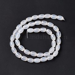 Natural White Agate Beads Strands&nbsp;G-C247-01A
