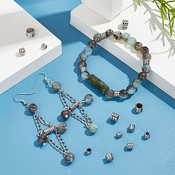 100Pcs 5 Style 202 Stainless Steel Beads&nbsp;STAS-PH0005-16