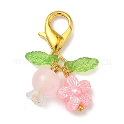 Acrylic & Glass Pendants Decorations&nbsp;HJEW-JM04063