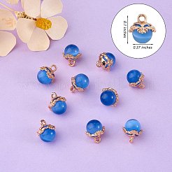 10Pcs Gemstone Charm Pendant Crystal Quartz Healing Natural Stone Pendants Buckle for Jewelry Necklace Earring Making Cra&nbsp;JX599G