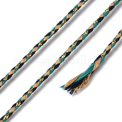 4-Ply Polycotton Cord with Metallic Thread&nbsp;OCOR-Z003-D40