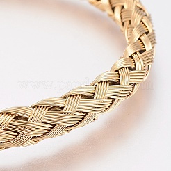 304 Stainless Steel Cuff Bangles Torque Bangles&nbsp;BJEW-H570-27