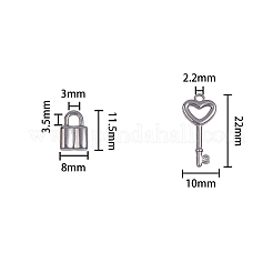 10Pcs 2 Styles 304 Stainless Steel Pendants&nbsp;STAS-SZ0001-34P
