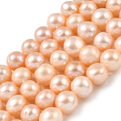 Natural Cultured Freshwater Pearl Beads Strands&nbsp;PEAR-I007-07S-02