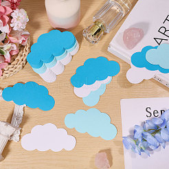 320Pcs 3 Colors Cloud Shape Blank Bulletin Board&nbsp;DIY-CA0008-29