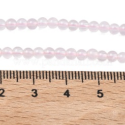 Natural Madagascar Rose Quartz Beads Strands&nbsp;G-A307-A01-01