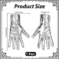 Women's Shiny PU Leather Gloves&nbsp;AJEW-CL0003-04A