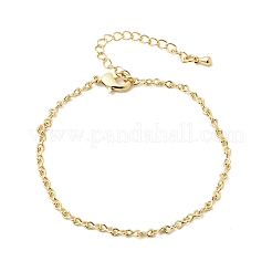 Brass Infinity Link Chain Bracelets for Women&nbsp;BJEW-F531-01G
