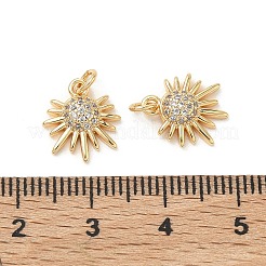 SHEGRACE Brass Micro Pave Cubic Zirconia Pendants&nbsp;XGRQ3D471-467G