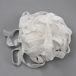 Polyester Lace Trims&nbsp;OCOR-WH0082-05F