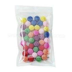 40Pcs 8 Colors Imitation Pearl Acrylic Beads&nbsp;OACR-FS0001-48