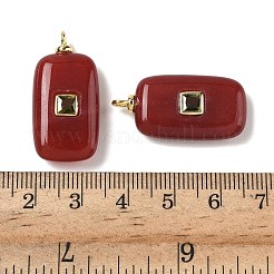 Dyed Natural White Jade Pendants&nbsp;G-H328-03G-B08