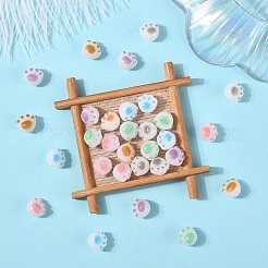 30Pcs 6 Colors Opaque Acrylic Beads&nbsp;FIND-YW0008-06