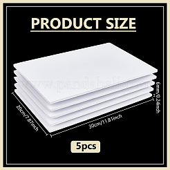Rectangle PVC Foam Board&nbsp;AJEW-BC0008-90D