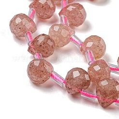 Synthetic Strawberry Quartz Beads Strands&nbsp;G-H297-B16-02