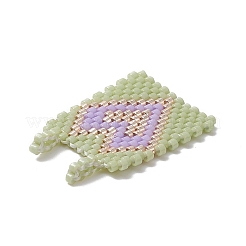Handmade MIYUKI Japanese Seed Loom Pattern Seed Beads&nbsp;PALLOY-MZ00113