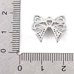 Brass Micro Pave Clear Cubic Zirconia Pendants&nbsp;LS-KK-K371-29C-P