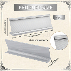 Aluminum Alloy Table Name Plate Holder&nbsp;OFST-WH0004-073B