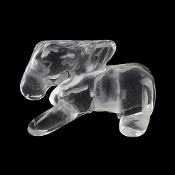 Synthetic Quartz Crystal Sculpture Display Decorations&nbsp;DJEW-Q001-02