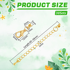 Brass Chain Extender & Cord End&nbsp;FIND-UN00017