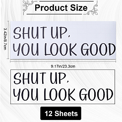 PVC Decorative Sticker&nbsp;DIY-WH0308-437A