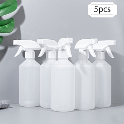 500ml White Plastic Trigger Spray Bottles with Adjustable Nozzle Empty Mist Spray Bottles for Cleaning Plant Flowers Home Garden&nbsp;AJEW-BC0005-72