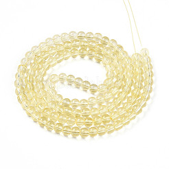 Baking Paint Transparent Glass Beads&nbsp;X1-DGLA-N006-6mm-03