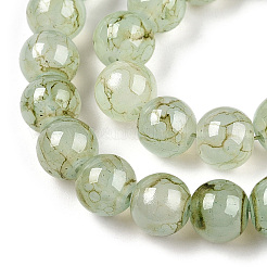 Baking Paint Glass Bead Strands&nbsp;DGLA-N004-8mm-01