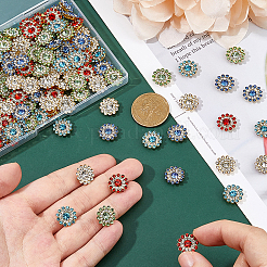 150Pcs 5 Colors Sew on Rhinestone&nbsp;RGLA-FH0001-03